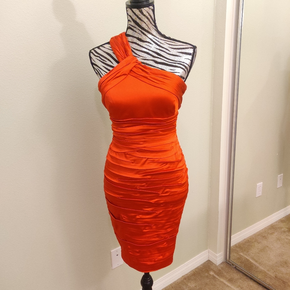 Calvin Klein red dress